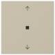 GIRA 510501 KNX RF Bedienaufs.1f Pfeile System 55 Cremeweiß