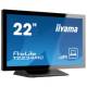 iiyama ProLite T2255MSC-B1, 54,6cm (54,6 cm ( 21,5 Zoll )), Projected Capacitive, 10 TP, Full HD, USB, Kit (USB), schwarz