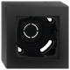 GIRA 106109 AP-Gehäuse 1f +Rahmen Gira E2 Schwarz m