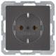 Berker 47436086 Steckdose SCHUKO Q.1/Q.3 anthrazit samt