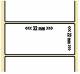 OEM-Factory Labels - Transfer 32 x 22mm, removable, BP, K40