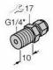TURCK CF-M-3-G1 / 4-A4, compression fitting