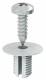 Niedax DFUB 5.5X19 E4 lid holding attachment including washer stainless steel screw