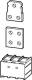Moeller 266815 EATON NZM4-4-XKM1 Modulplatte 1 Loch 4p 