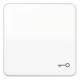 Jung CD590BFTWW For rocker switch with door icon, alpine white CD 590 WW BFT, unbreakable