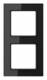 Jung AC582GLSW Glasrahmen 2fach Serie A creation schwarz