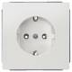Siemens 5UB1853 Schuko-Steckdose 10/16A DELTA style titanweiß