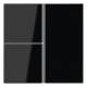 Jung LS403TSASW Tastensatz 3fach kpl LS/FD-design schwarz
