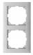 MEG4020-3660 MERTEN M-Pure-frame 2-gang, aluminum