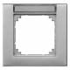 Merten 476160 M-PLAN-Rahmen 1fach beschriftbar aluminium