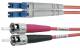 Telegärtner 100012102 TEGA Duplex-Adapterkabel 50/ 125 OM4 L=1m 2xST 1xLC D Ste. sw