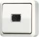 Jung 634A AP pushbutton 1 NO, 634 A white with alarm contact