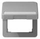 Jung CD590BFNAKLGR BFNAKLGR hinged lid CD 590, CD500 with footer gray