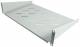 Allnet ALL-S0002012 48,3 cm ( 19 Zoll ) Fachboden, T400mm/2HE, Lichtgrau, Frontmontage
