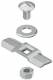 Niedax RDRS2/50E3 RDRS2 / 50E3 latch with, lock nut according to DIN EN ISO 10511