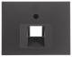 Berker 14077006 central piece for UAE socket K.1 matt anthracite