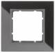Berker 10116616 Glasrahmen 1fach B.7 Glas schwarz
