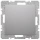 Berker 6710091404 Blindverschluss mit Zentralstück B.1/B.7 Glas alu matt