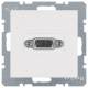 Berker 3315401909 VGA Steckdose S.1/B.1/B.3/B.7 Glas polarweiss matt