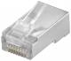 Goobay 15016 CAT 5e RJ45 Stecker geschirmt - für Rundkabel