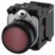 Siemens 3SU11020AB203CA0 push button illuminated 22mm round red button 1Ö AC/DC 24V