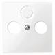 Central plate for antenna Merten, polar white 296719 SYSTEM M