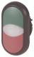 Moeller 216699 EATON M22S-DDL-GR double push button illuminated blank 
