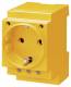 Siemens Schuko-Steckdose 16A gelb 620 für Verteilereinbau DIN VDE 0 620