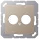 Jung A562-2CH cover for 2 small sockets speaker socket series A champagne