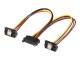 Goobay 95115 Internal PC Power Cable - SATA clutch> 2x SATA connector 90 °