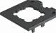 OBO Bettermann 7408781 OBO UT3 D1 cover plate for UT3, support ring device graphite black 