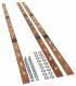 Hager UM12K 3xCu rails univers, 40x10mm 6feldig