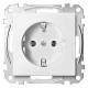 Merten MEG2401-0619 Socket outlet SK, polarwhite System M