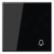 Jung LS990KSW Wippe Symbol Klingel schwarz