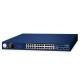 PLANET 24-Port PoE+ Managed Switch w/ LCD Screen GS-6311-24P