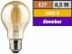 Muellerlicht ETT-1451899 LED Filament Glühlampe, E27, 6,5W, 400lm, 2000K, warmweiß, dimmbar, gold