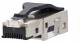 Metz Connect 1401400812-E BTR E-DAT Indus.RJ45 field plug insert Cat6 Class EA with locking