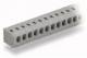 WAGO 235-410 1-Leiter-Klemmenleiste für Leiterplatten 0,5-2,5 qmm grau