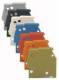 WAGO 255-600 end plate 1 mm thick snap-on orange