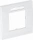 OBO Bettermann 6119332 OBO AR45-BF1 RW cover frame module 45.1-fold 84x84mm pure white 