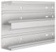 Hager BR652101D7035 parapet channel lower part front catch.PVC OT2x80 light gray