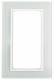 Berker 13096909 glass frame m.gr.Ausschnitt , B.7 glass polar white