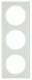 Berker 10132209 Rahmen 3fach R.3 Glas polarweiß