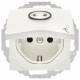 Berker 47441949 Schuko socket , p.1 polarws bruchsi. m.Klappdeckel