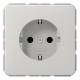 Jung CD1520BFLG SCHUKO socket shatterproof light gray