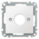 Merten 393919 Zentralplatte für Befehlsgeräte polarweiß System M