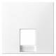 Merten MEG4211-0419 central plate for telephone RJ11/RJ12 polar white system M