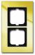 Busch Jaeger 2CKA001754A4357 BJ 1722-823-101 Rahmen 2-fach carat gold