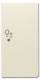Busch Jaeger 2CKA006220A0406 BJ 6234-22-82 rocker/R 2f dimmer ivory Busch-free@home future linear