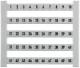 Weidmüller DEK 6 FW 701-750 Klemmenmarkierer 5x6mm ws 0468660701
